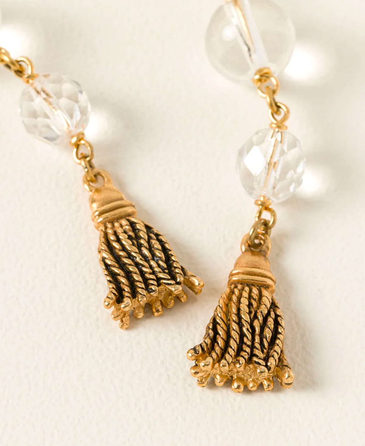 Uncommon Goods Waldorf-Astoria Crystal Chandelier Earrings