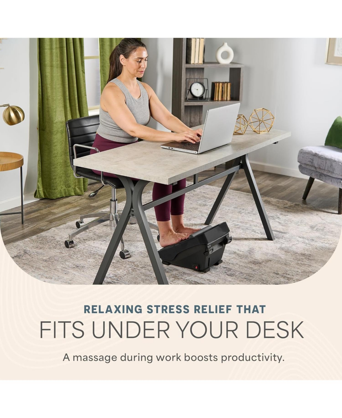 LifePro Foot Massager with Heat for Neuropathy Relief - Soothing Calf & Foot Therapy