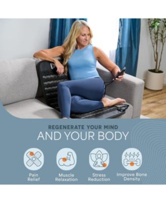 Portable Far Infrared Heating Mat – Infrared Heat Pad for Back Pain Relief, Improved Mood, Energy & Recovery