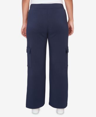 Petite Luxe Knit Cargo Ankle Pant