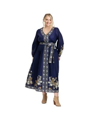 Women's Plus Size Ethereal Escape Maxi Dress