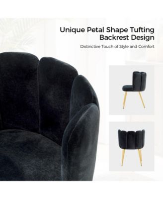 Contemporary Cazilda Side Chair with Tufted Back