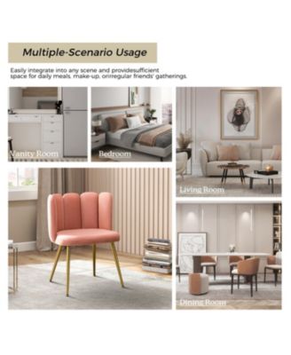 Contemporary Cazilda Side Chair with Tufted Back