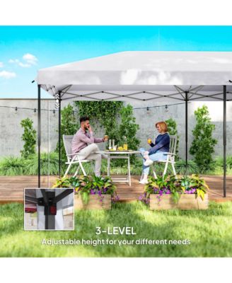 10' x 20' Pop Up Canopy with 6 Sidewall Mesh Nettings,