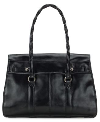 Vienna Medium Twist-Lock Satchel Bag