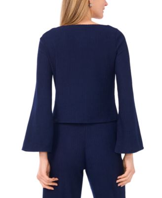 Women's Long-Sleeve Cowl Neck Top