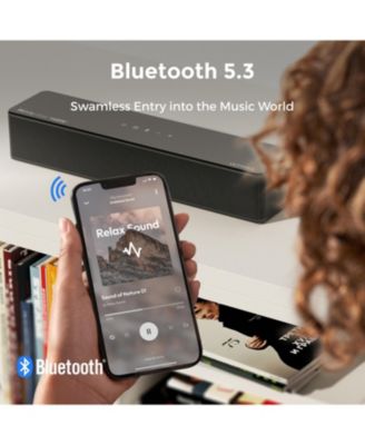 Poseidon D80 Boom 7.1 Channel Sound bar with Dolby Atmos, Surround sound system for tv, 500W - Black