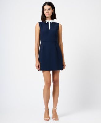 Women's Sleeveless Collared Mini Dress