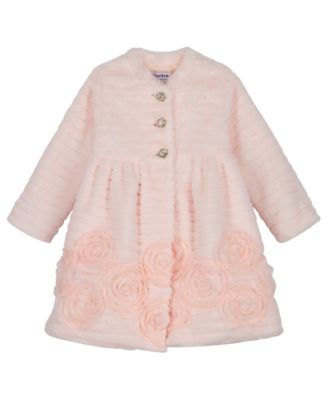 Baby Girls' Fit and Flare Dress and Long-Sleeve Coat, 2-Piece Set