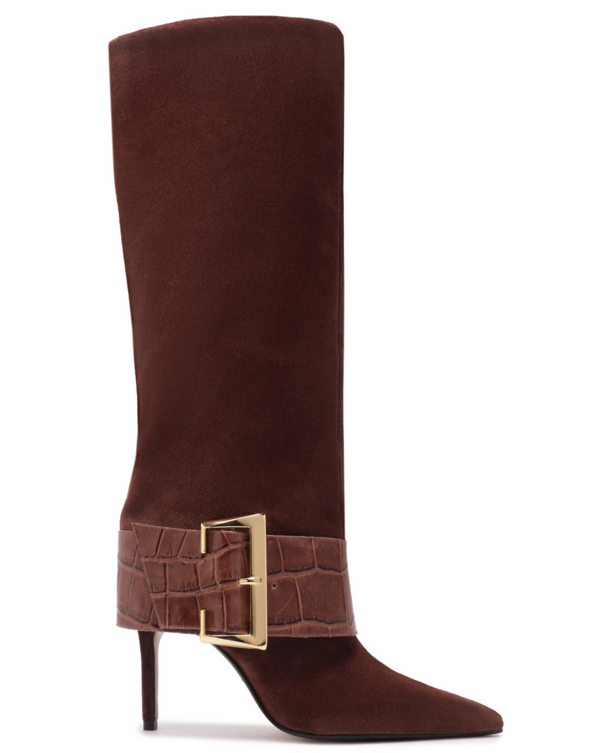 Schutz Women's Beatrix Pointed Toe Dress Boots In Burgundy