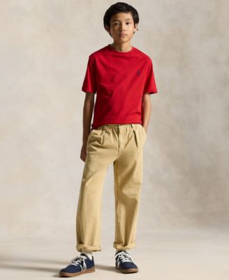 Boys' 8-20 Cotton Jersey Crewneck T-Shirt