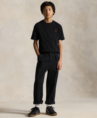 Boys' 8-20 Cotton Jersey Crewneck T-Shirt