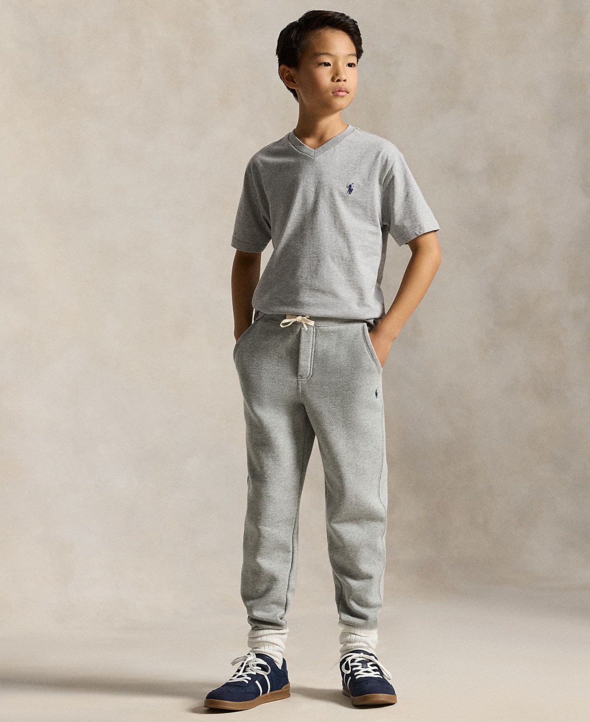 Polo Ralph Lauren Big Boys Cotton Jersey V-Neck T-Shirt