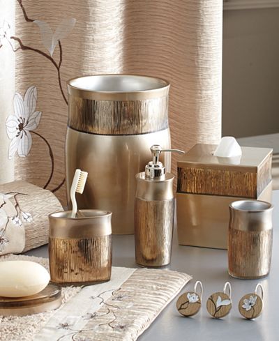 Croscill Magnolia Bath Collection Bathroom Accessories
