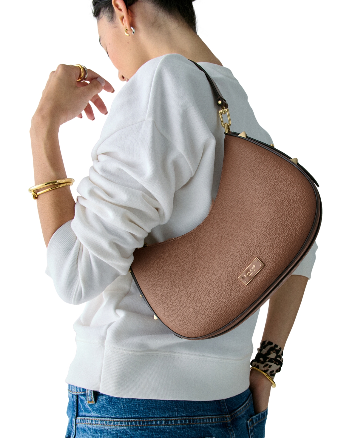 kate spade new york Liv Small Pebbled Leather Convertible Shoulder Bag