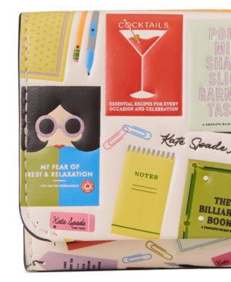 Page Turner Trifold Leather Wallet