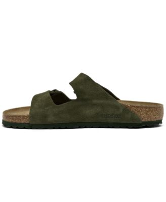 Men's Arizona Suede Leather Soft Footbed Sandals from Finish Line