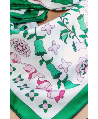 Ivy Parterre Double Sided Silk Scarf