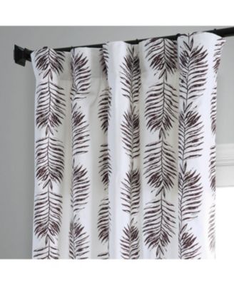 Sago Floral Printed Cotton Room Darkening Curtain
