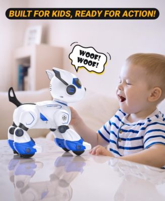 Smart Interactive Robot Dog Toy for Kids with Remote Control, Voice and Touch Features