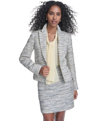 Calvin Klein - Petite Cropped Tweed jacket