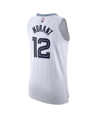 Men's and Women's Ja Morant White Memphis Grizzlies 2025/26 City Edition Authentic Jersey
