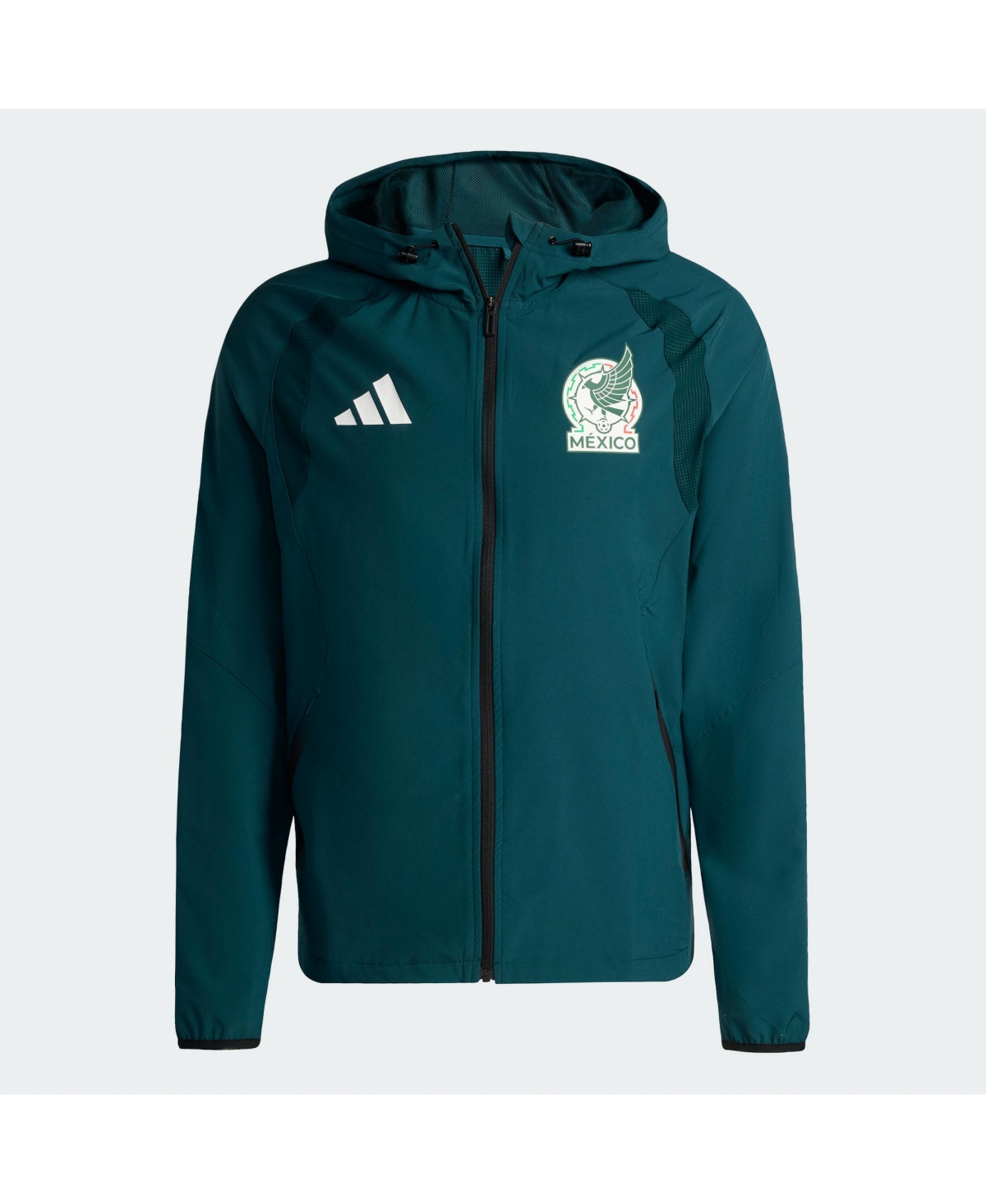 Adidas Men's Green Mexico National Team 2026 World Cup Travel Windbreaker Jacket