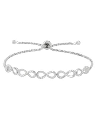 Macy's - Diamond Bracelet (1/4 ct. t.w.) in Sterling Silver