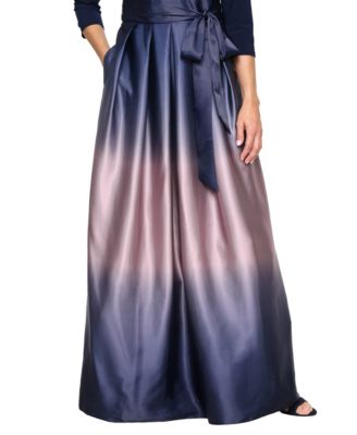 Petite Ombr&eacute; Satin Gown  