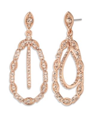 Glass Crystal Orbital Dynamic Earrings (also in Silver-Tone and Rose Gold-Tone)