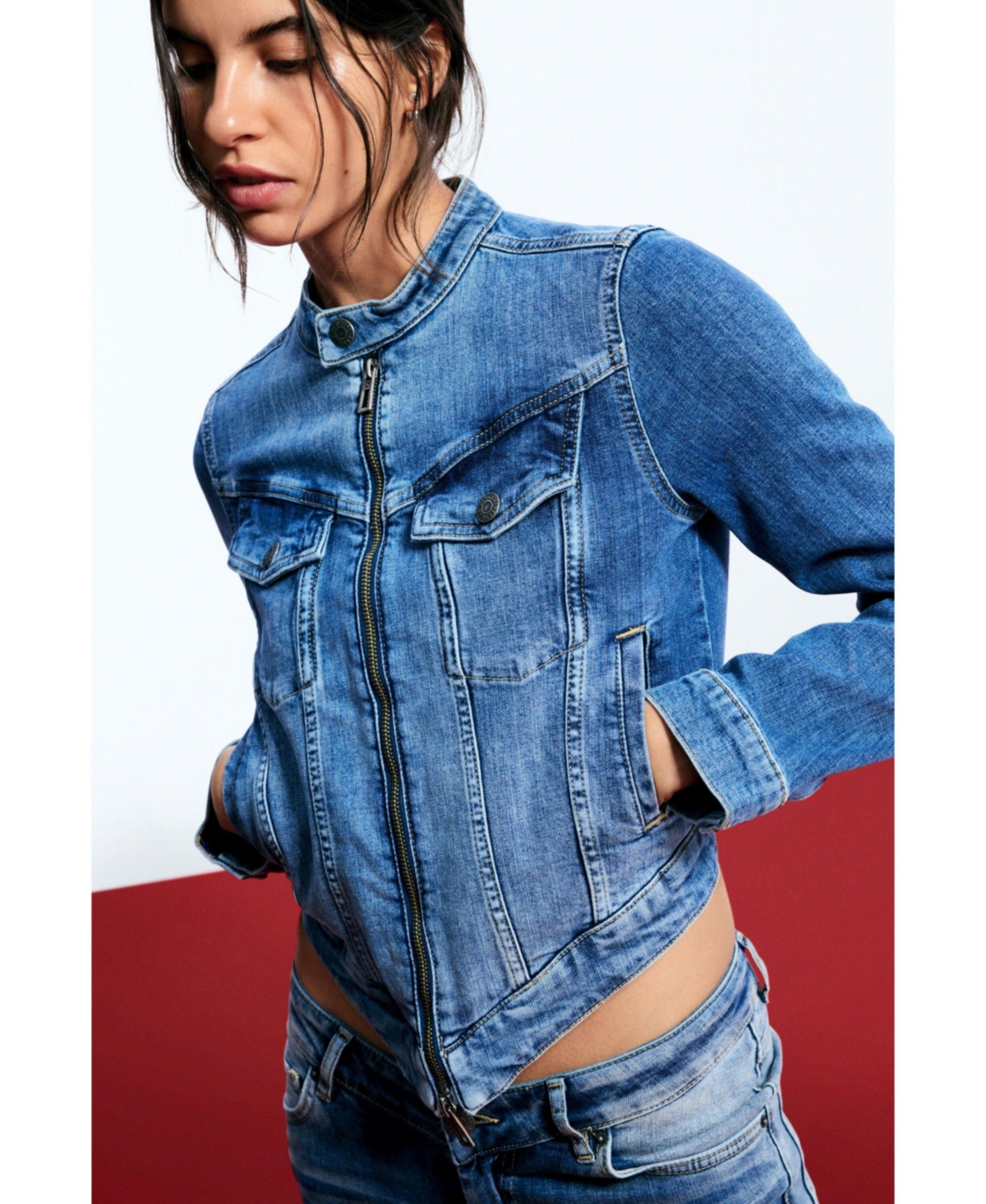 Desigual Women's Denim jacket egonlab