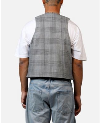 Men's Played Suit Vest