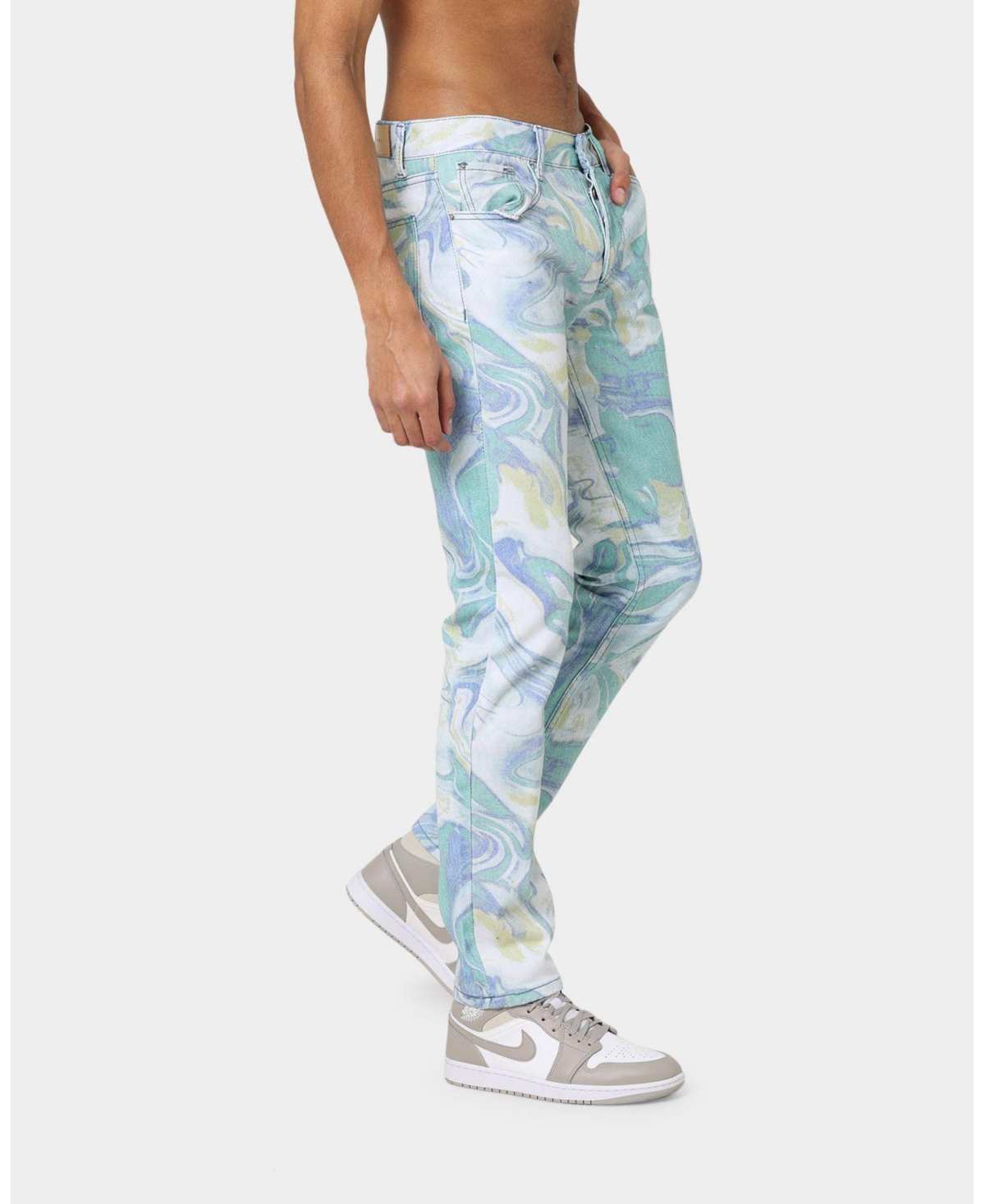 mnml Men's D433 Spill Denim Jeans