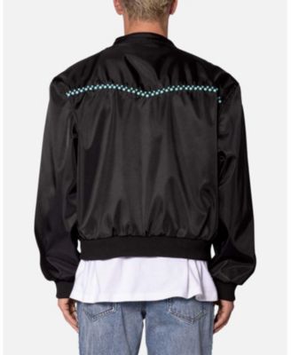 Men's Turquoise Studded Snap Jacket