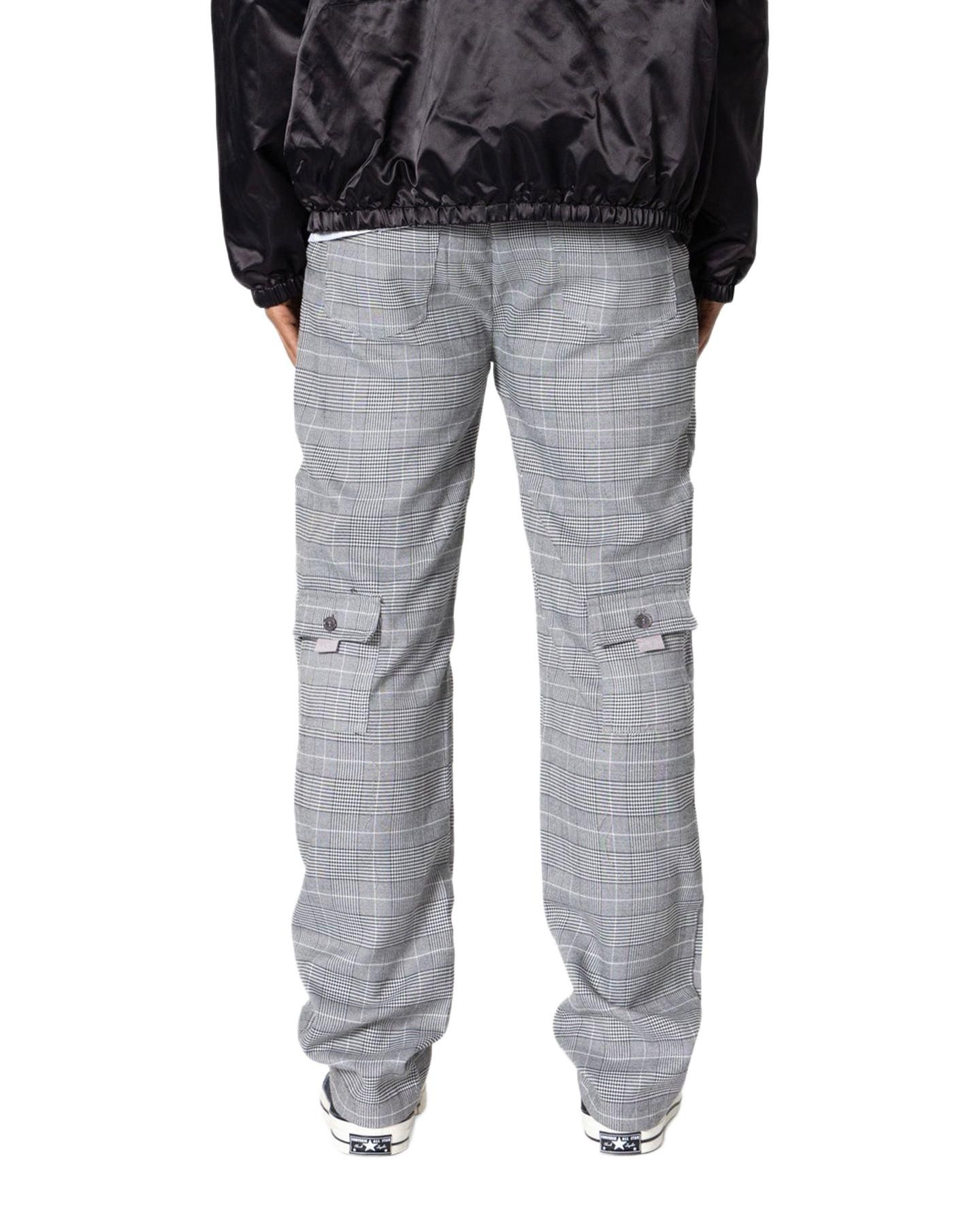 Мужские брюки mnml Plaid All Over Pocket — фото 3
