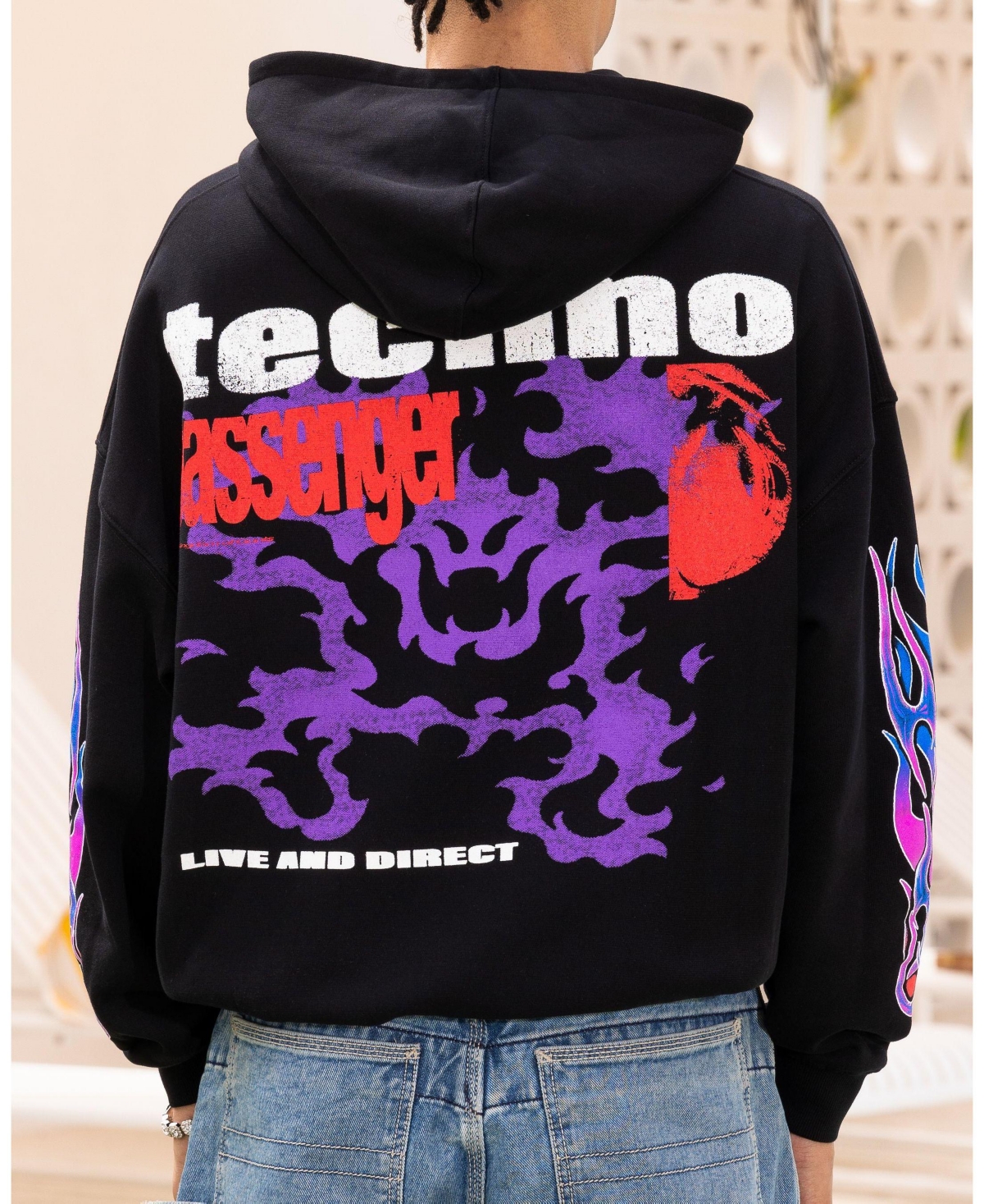 Loiter Men's Live In Direct Vintage Hoodie