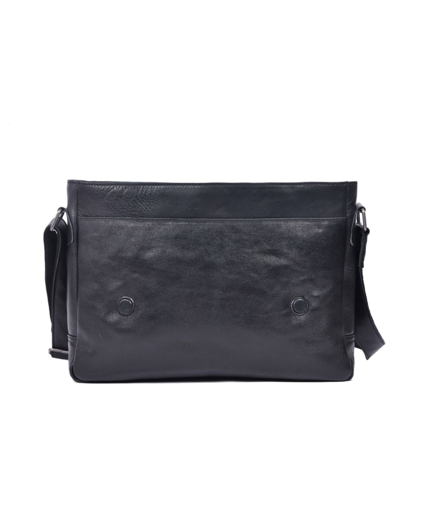 Сумка Aaron Leather Goods Vintage Black Genuine Leather Messenger Bag Laptop Briefcase Satchel Crossbody Shoulder Bag for Men Women - Office, Travel & Everyday Use — фото 9