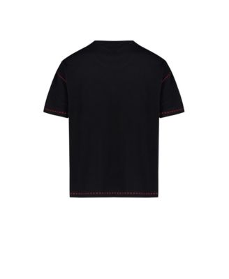 Men's Free Heaven Crochet Cotton T-Shirt