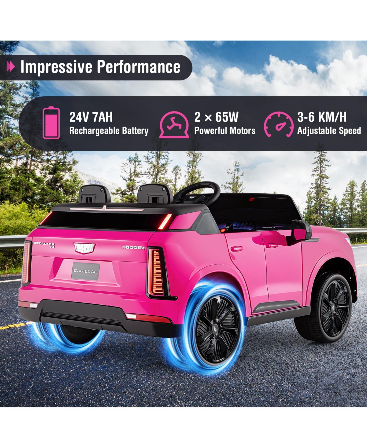 Hongge Kids Ride On Police Push Car With Lights Sounds And Under Seat Storage