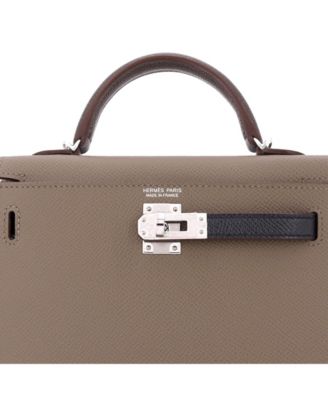  Kelly 20 Handbag Tricolor Epsom with Palladium Hardware