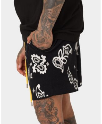 Men's Paisley Knit Shorts