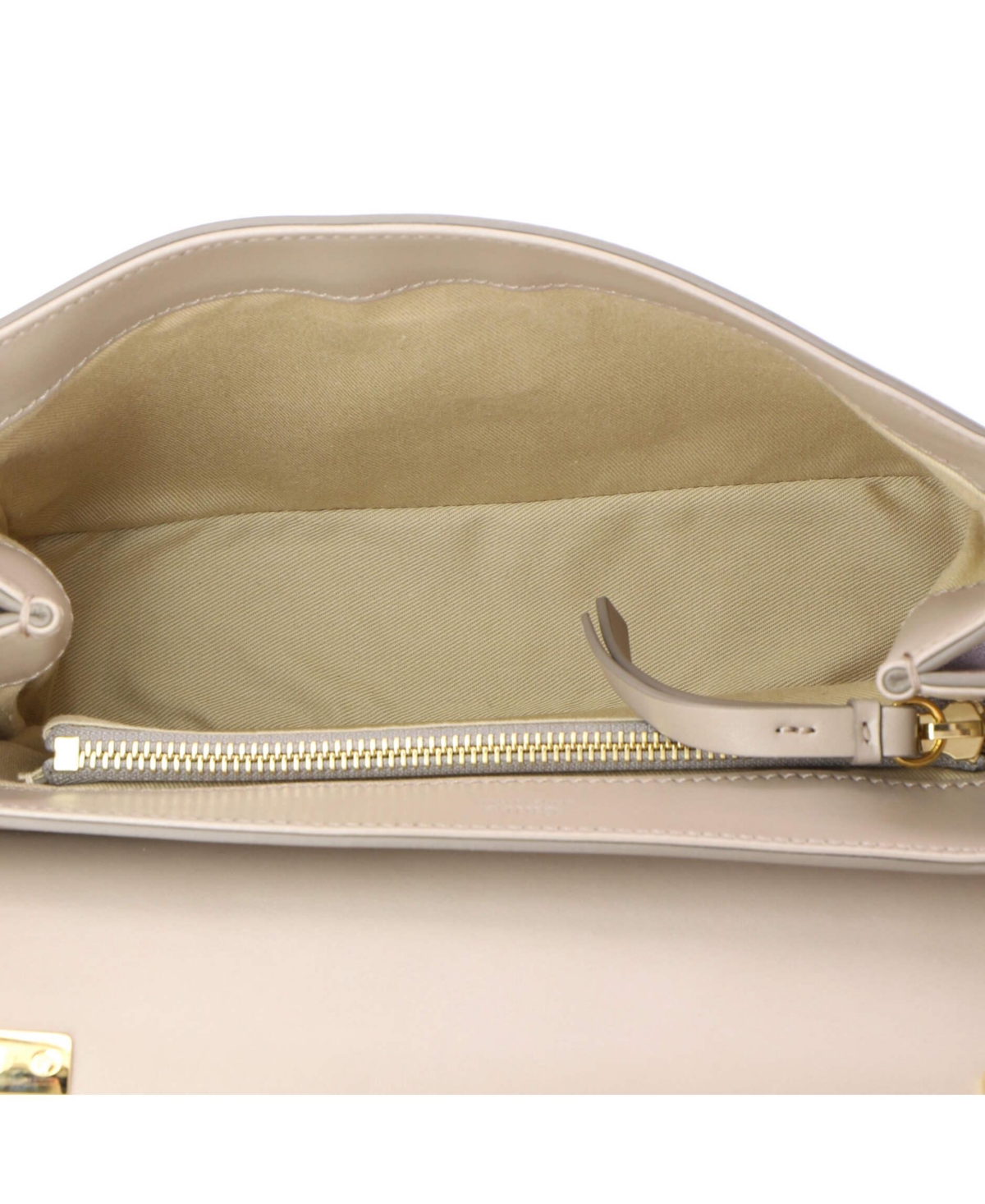 Pre-Owned Chloe Small C Double Carry Bag Leather