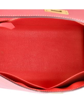 Kelly 28 Handbag Bicolor Epsom with Brushed Gold Hardware