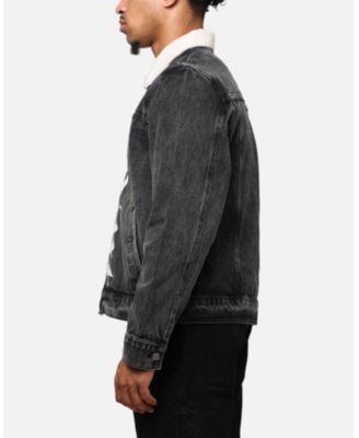 Men's Gothic Distressed Denim Jacket