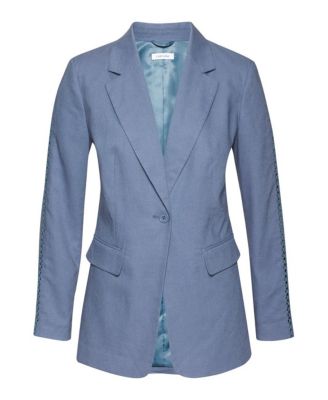 Women's Crochet Detail Blazer