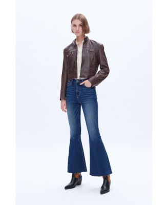 Women's High Rise Flare Leg Denim Jeans