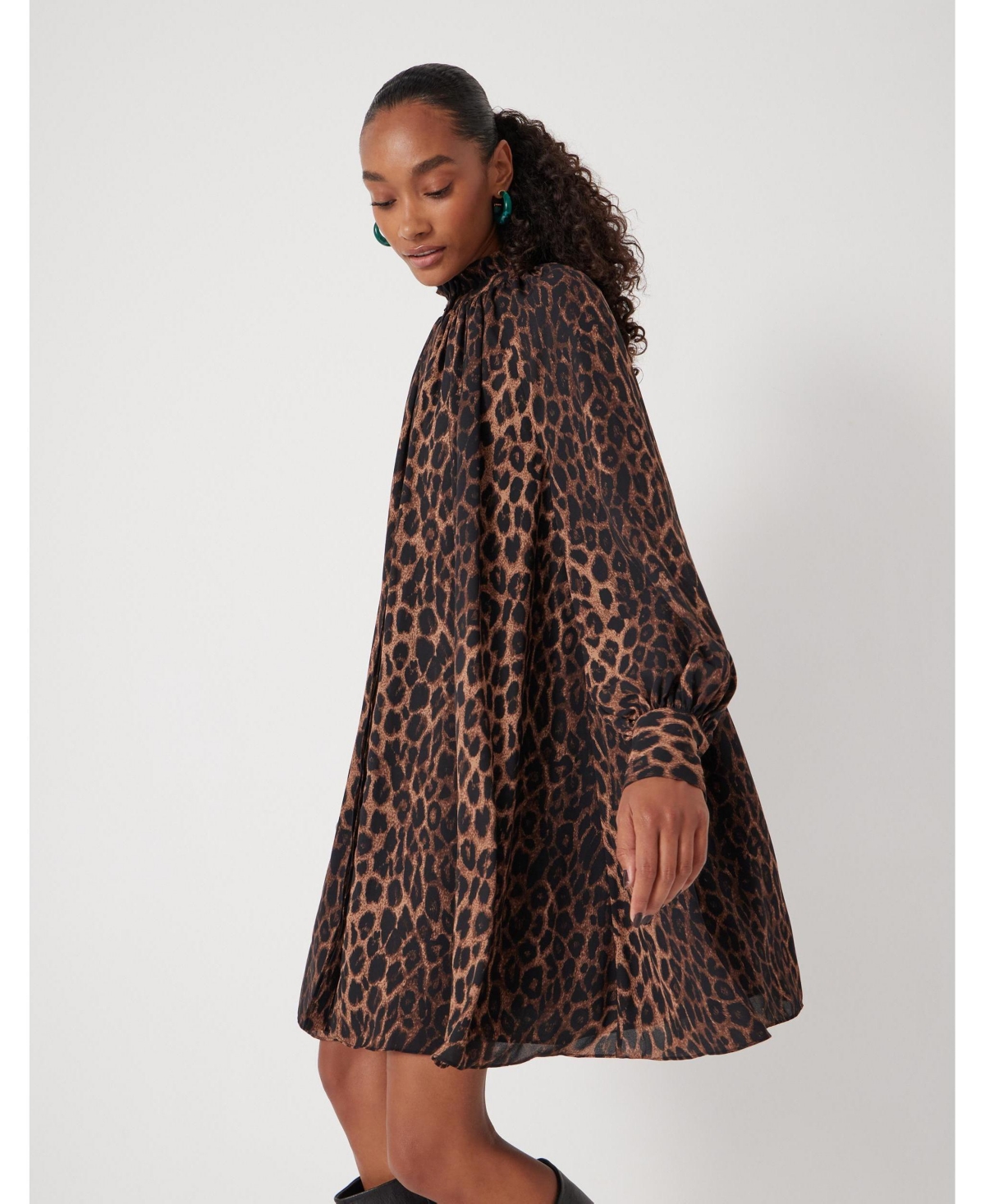 Hush Women's Printed Chiffon Mini Dress