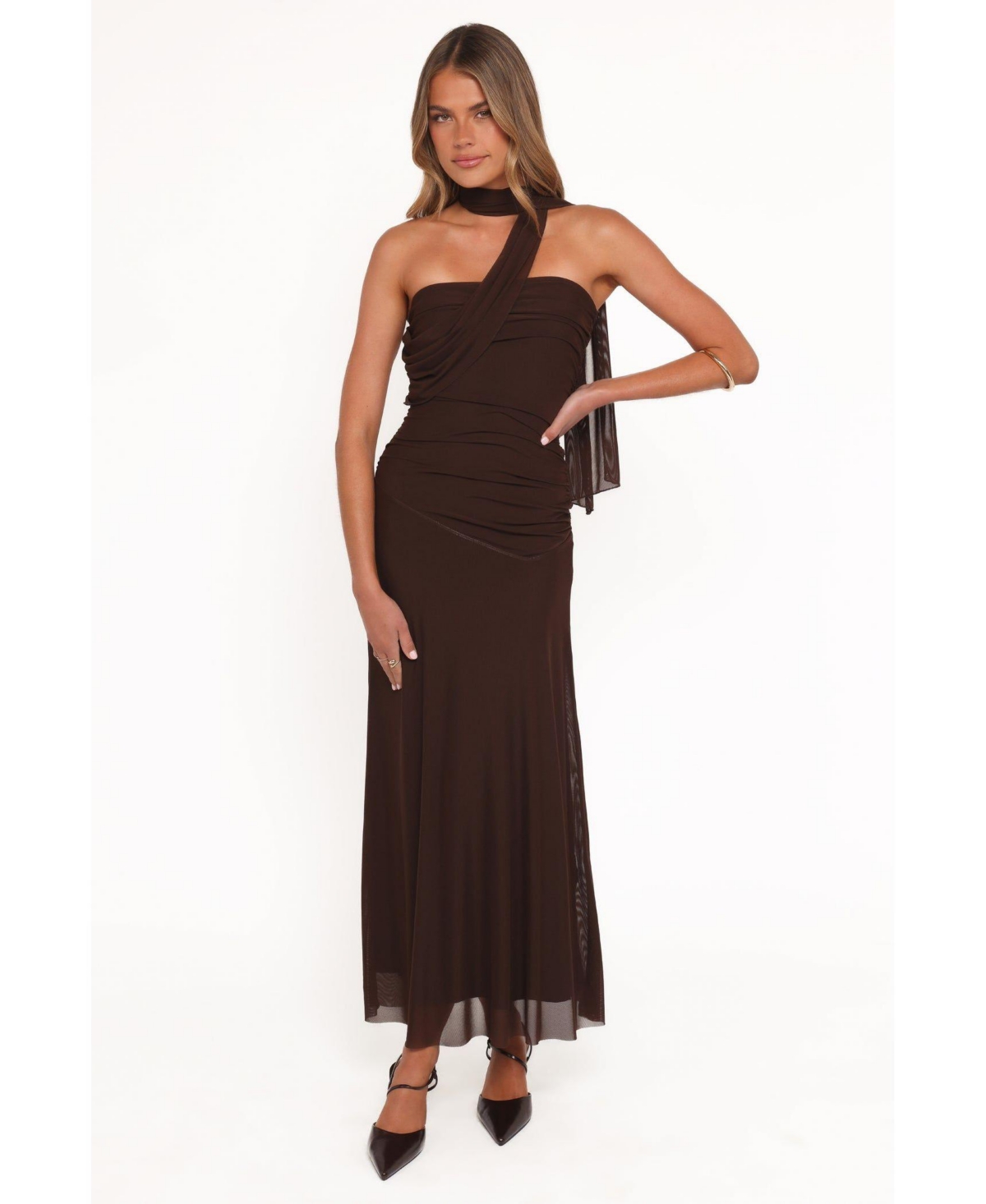 Petal and Pup Women's Charly One Shoulder Maxi Dress