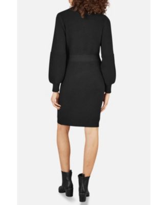 Women's Roll Neck Knitted Dress