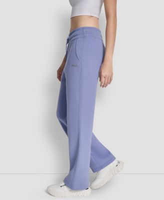 Women's Metallic Bubble Open Leg Pull-On Pants